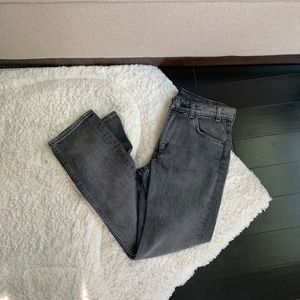 Black Levi’s orange tag 505 jeans
